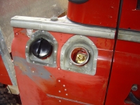 LPG filler now mounted in a modified petrol neck on the left, and the right hand one will connect to the petrol tank once fitted